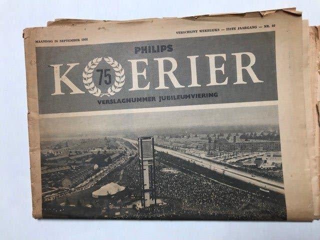opnieuw te koop : Philips koerier 75 jarig jubileum, Verzamelen, Ophalen of Verzenden, 1960 tot 1980, Nederland, Tijdschrift