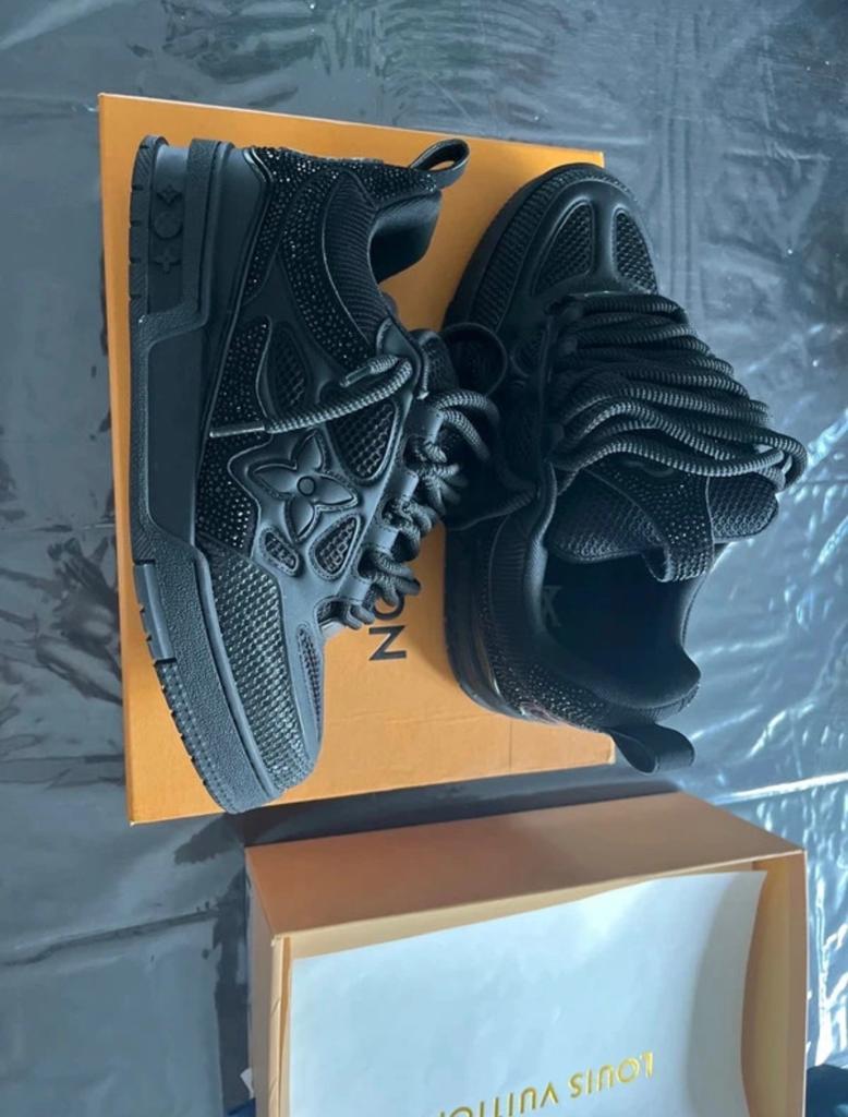 Louis Vuitton skate, Verzenden, Zwart, Sneakers of Gympen, Zo goed als nieuw