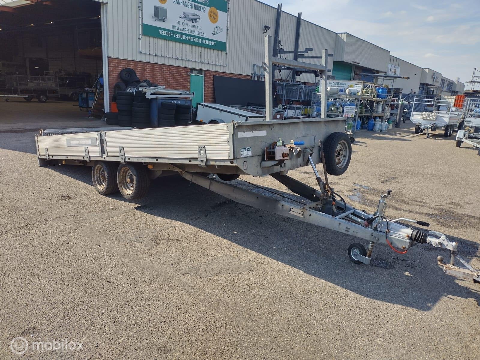 Brian James transporter kantel 490x200 3500kg oprijklep lier, Gebruikt