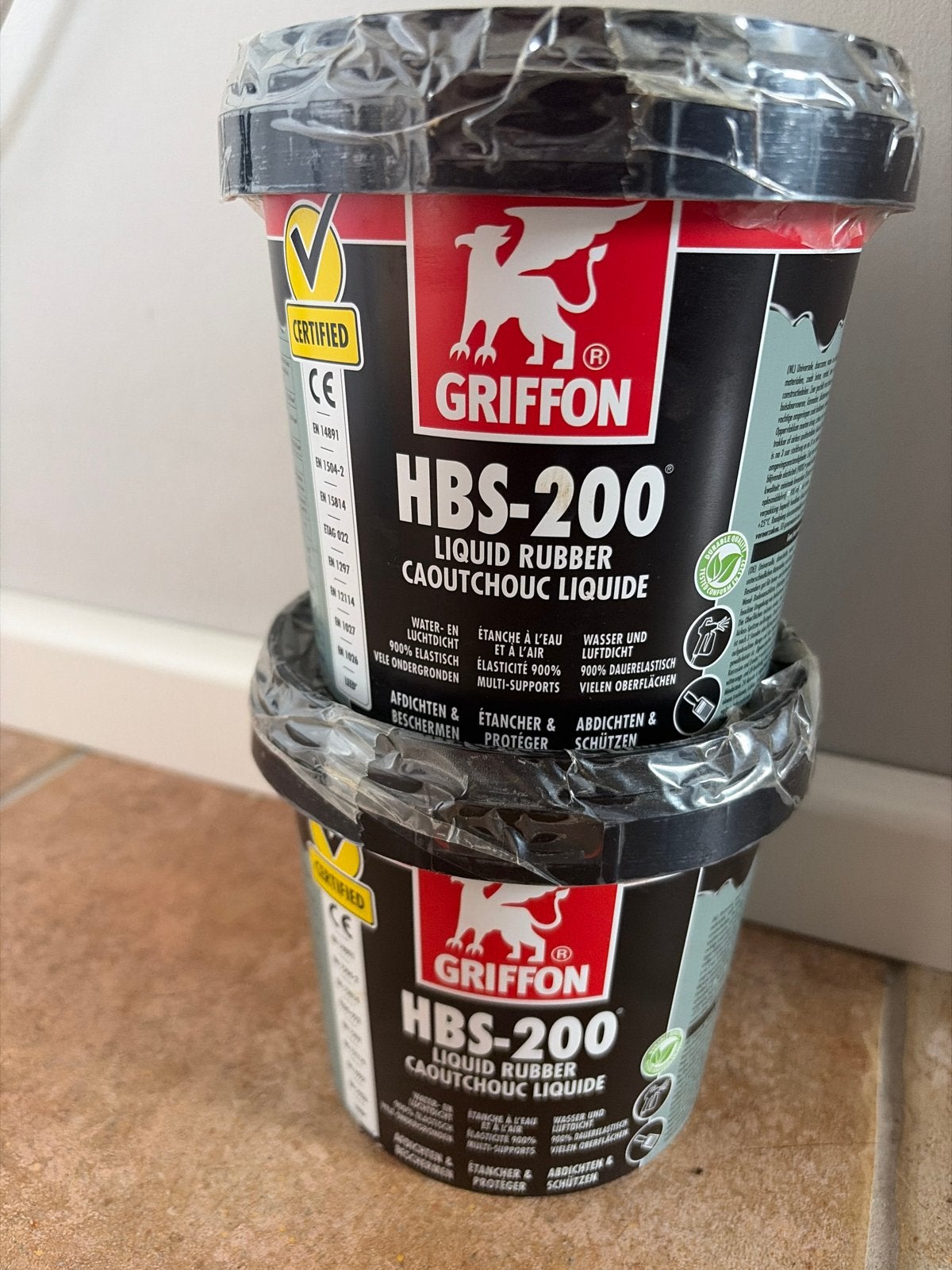 Griffon HBS-200 Liquid Rubber - 2x 1 liter, Minder dan 5 liter, Ophalen of Verzenden, Nieuw