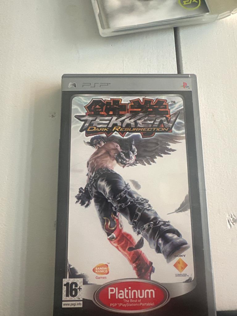 Tekken Dark Resurrection PSP Platinum Edition, Spelcomputers en Games, Games | Sony PlayStation Portable, Ophalen, Vechten, 2 spelers
