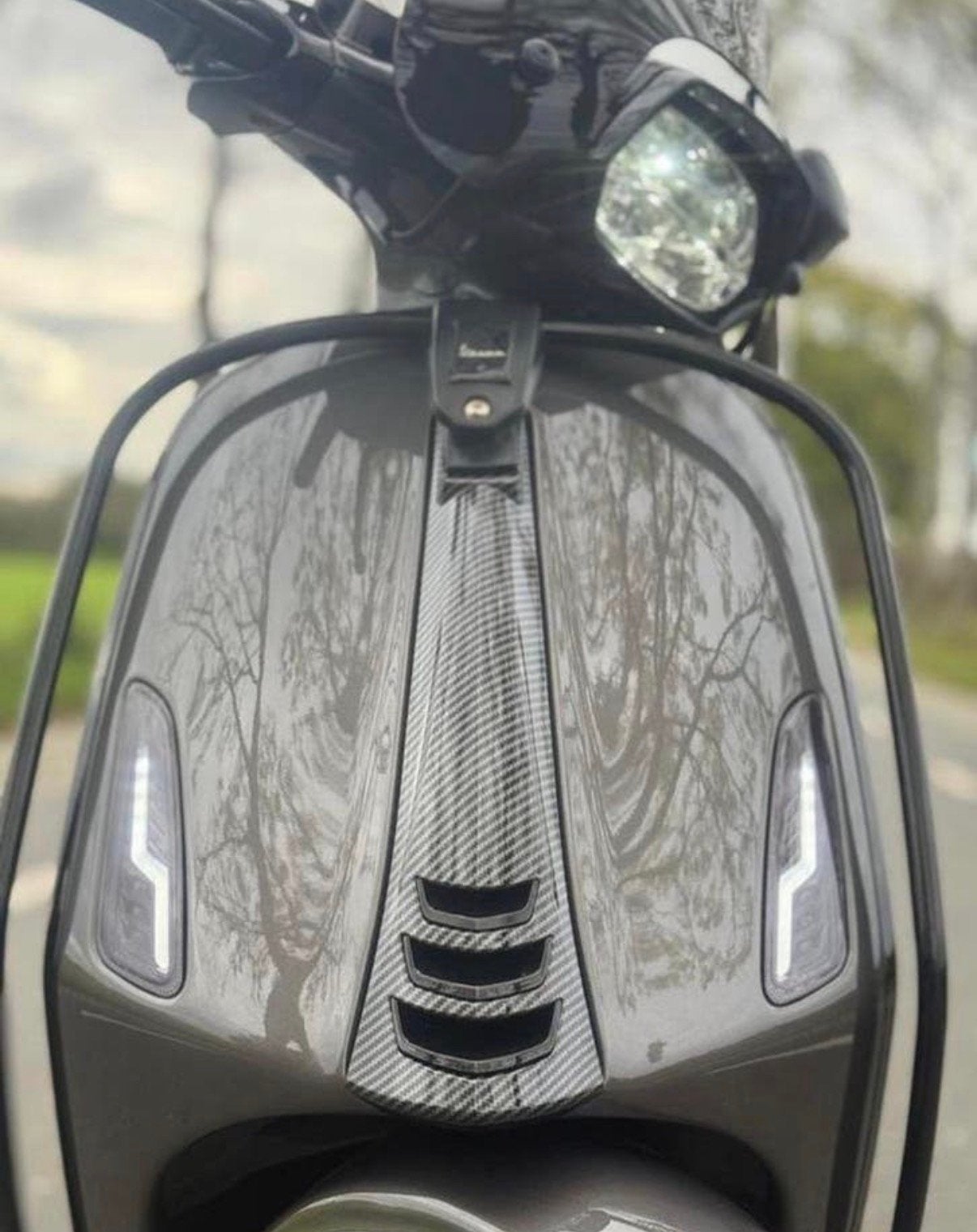Carbon Claxonneus vespa Sprint ‼️ NIEUW ‼️, Ophalen of Verzenden