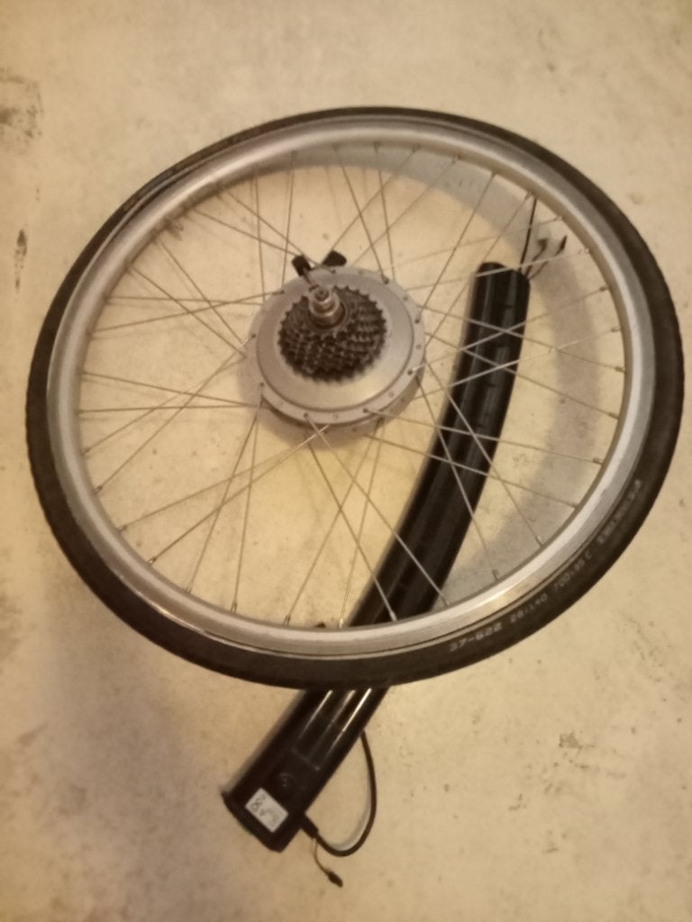Elektrisch achterwiel/ naafmotor, Batavus, Ophalen of Verzenden, Zo goed als nieuw, Motor