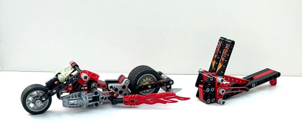 Lego Racers no. 8645: Muscle Slammer Bike, Kinderen en Baby's, Compleet, Gebruikt, Lego, Ophalen of Verzenden