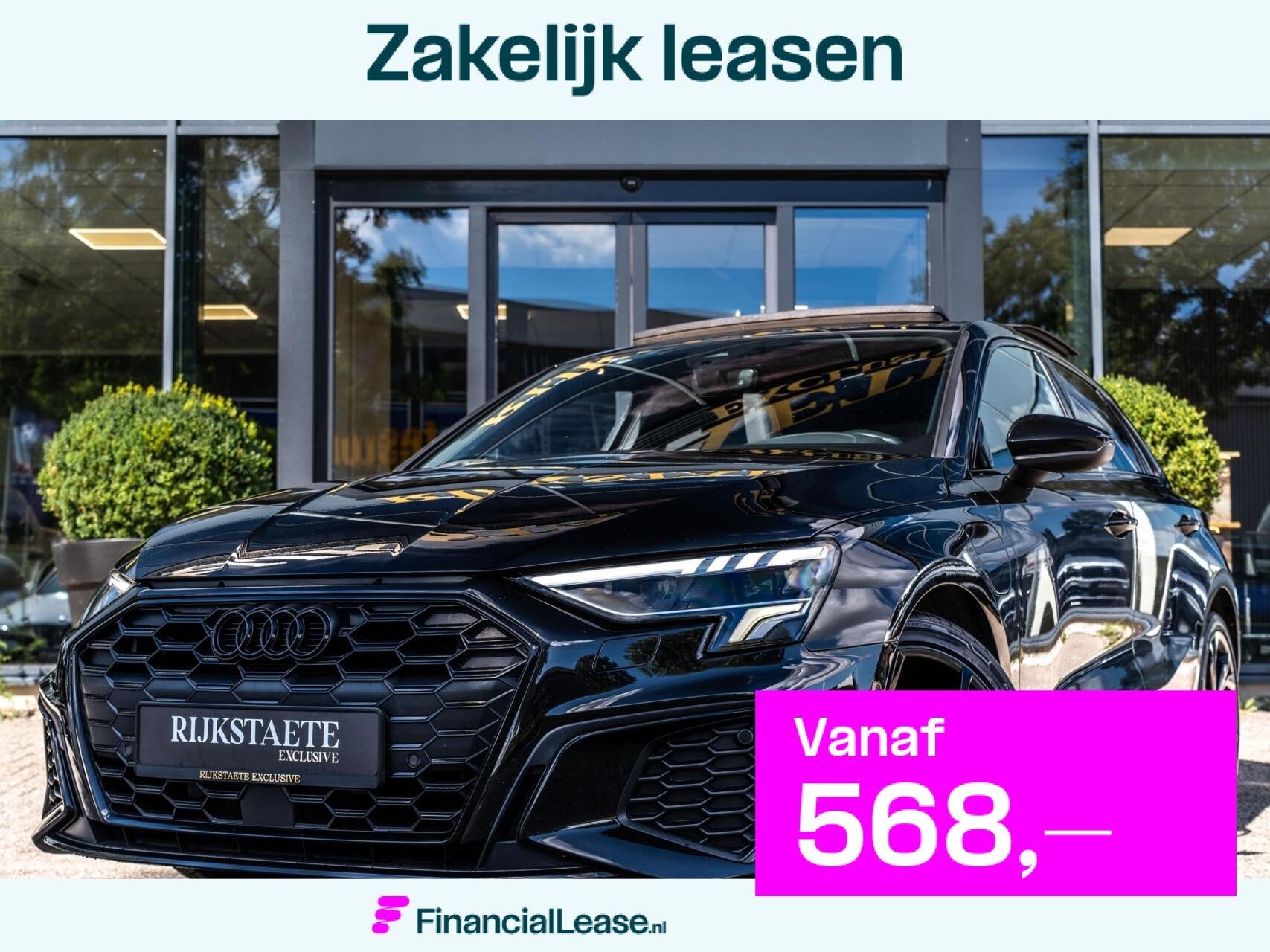 Audi A3 Sportback 45 TFSIe S-Line Competition|PANO|B&O|RS, Dealer onderhouden, Gebruikt, 4 cilinders, Met garantie (alle)