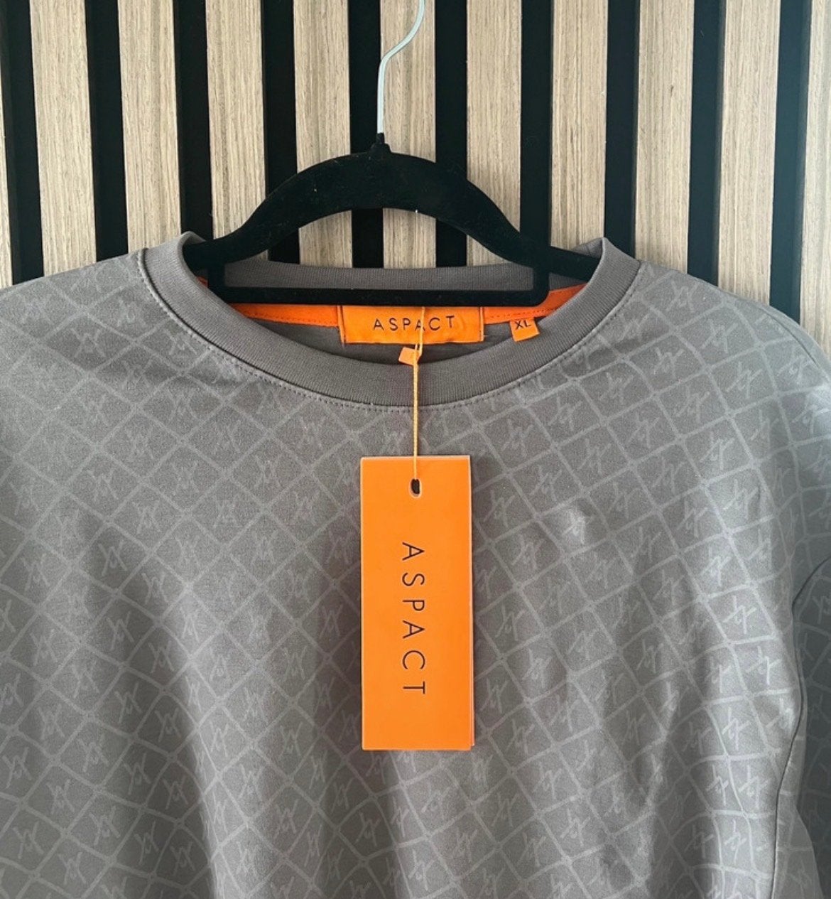 ASPACT T-shirt met all-over print - Nieuw met kaartje, Ophalen of Verzenden, Nieuw, Maat 56/58 (XL), Grijs