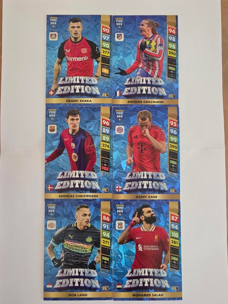 2025 FIFA 365 Limited Edition Voetbal Spelerskaarten, Ophalen of Verzenden, Meerdere plaatjes