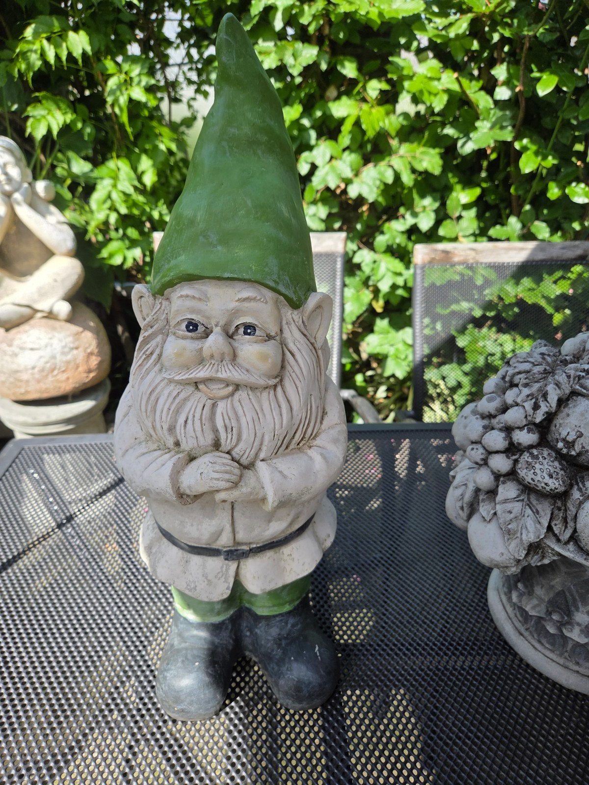 Grootte stenen tuin kabouter, Tuin en Terras, Tuinbeelden, Verzenden, Steen