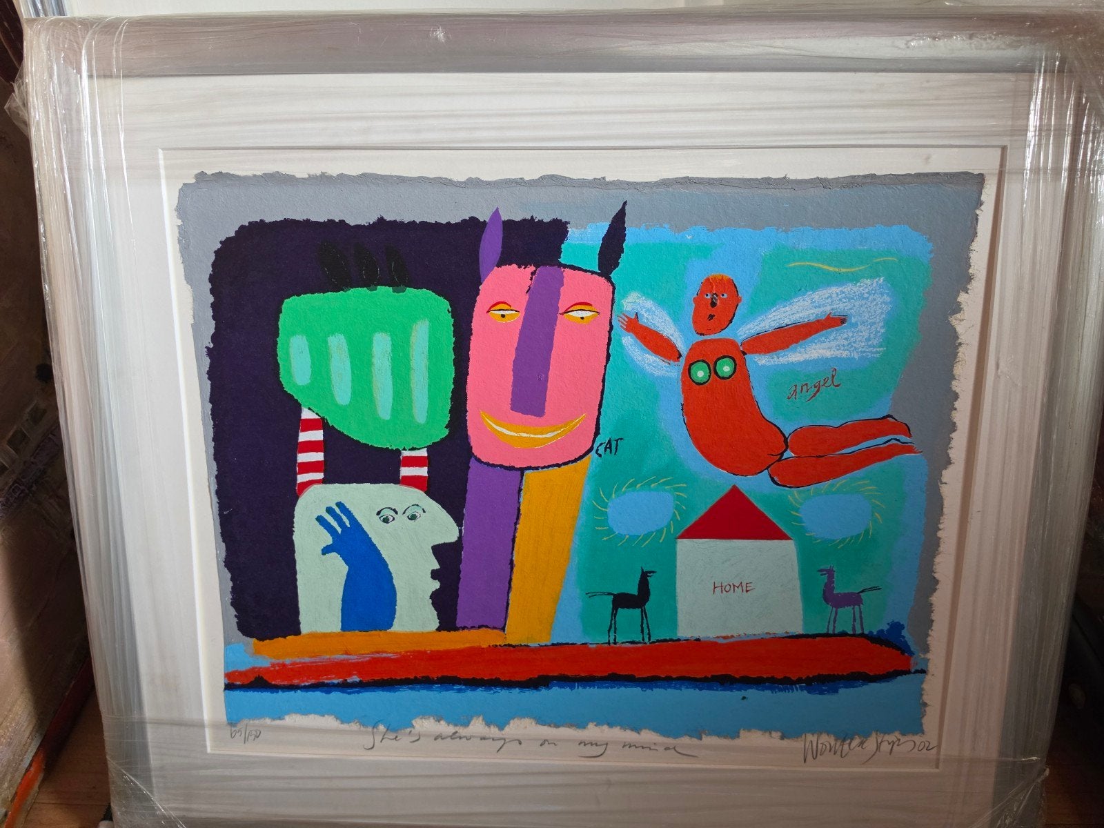 3 Zeefdrukken van Wouter Stips - Abstracte Kunst, Ophalen