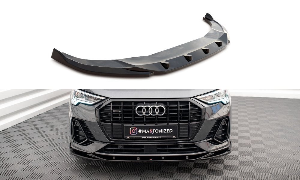 Voorlip sideskirt spoiler diffuser - Audi Q3 S-line F3 18+, Ophalen of Verzenden