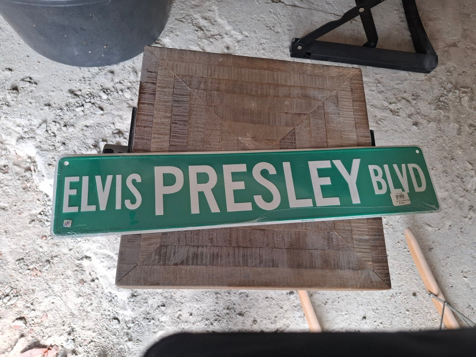 Nieuw Elvis Presley Boulevard Nummerplaat Decoratie, Verzamelen, Ophalen of Verzenden