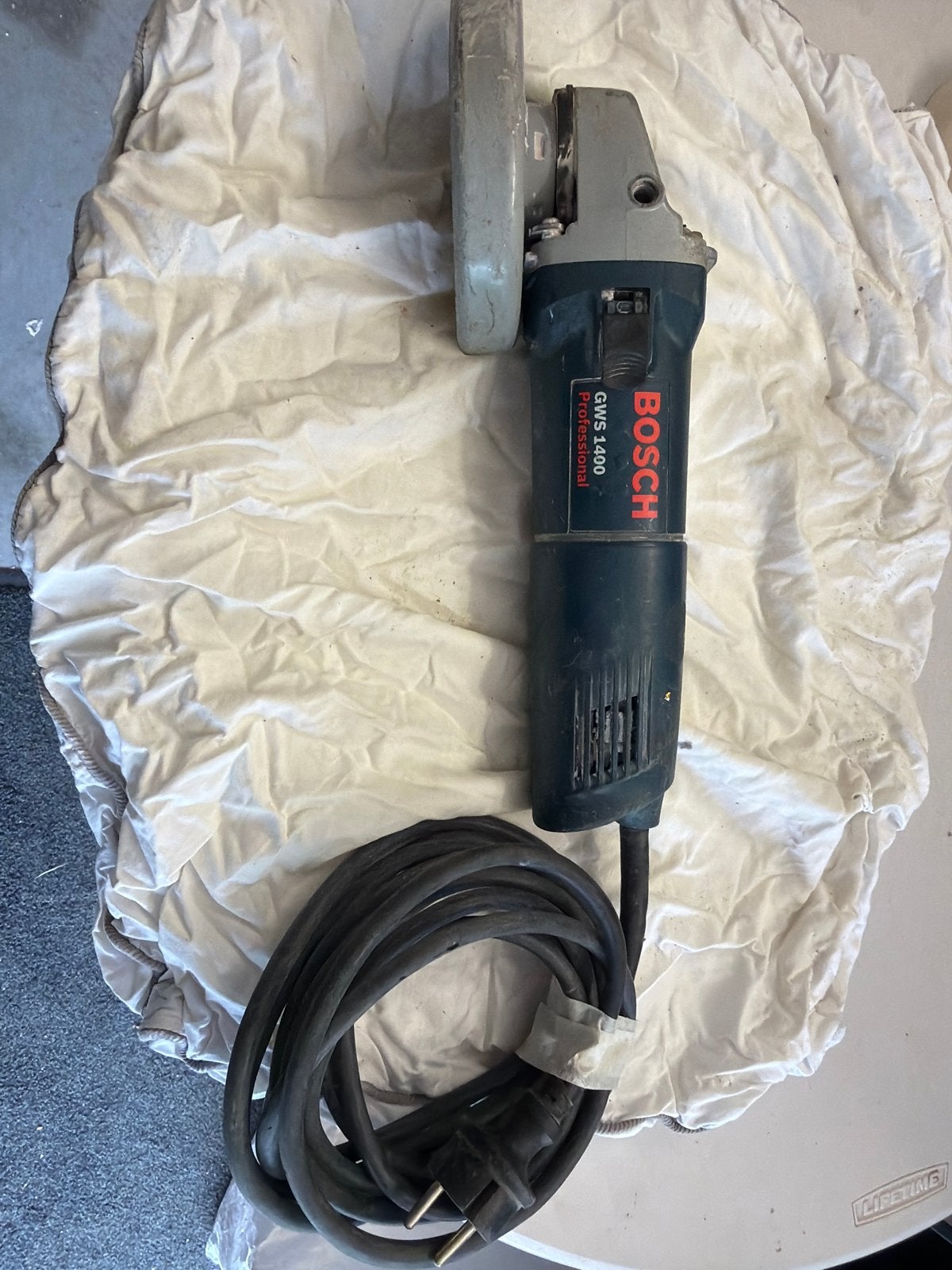 Bosch GWS 1400 Professional haakse slijpmachine, Doe-het-zelf en Verbouw, Ophalen of Verzenden, Gebruikt, 1000 watt of meer, Haakse handslijpmachine