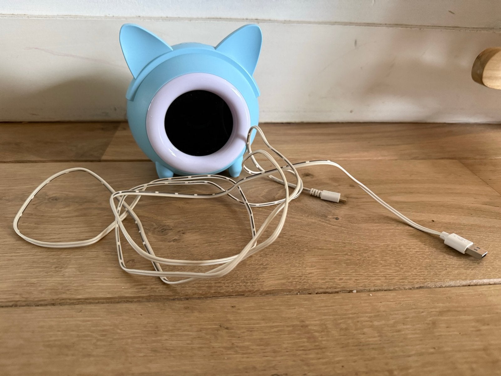 Slaaptrainer en Kinderwekker kat blauw, Ophalen, Gebruikt