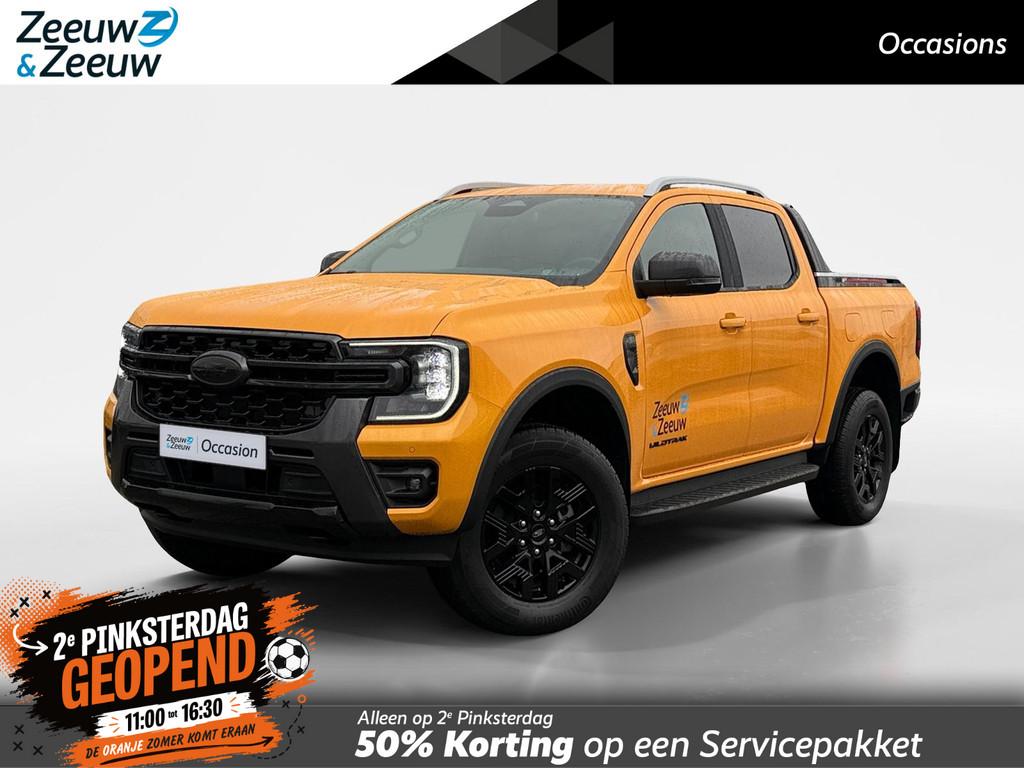 Ford Ranger Wildtrak 2.3 PHEV 279pk 10-traps automaat | Hand, Auto's, Automaat, Stof, Zwart, 4 cilinders