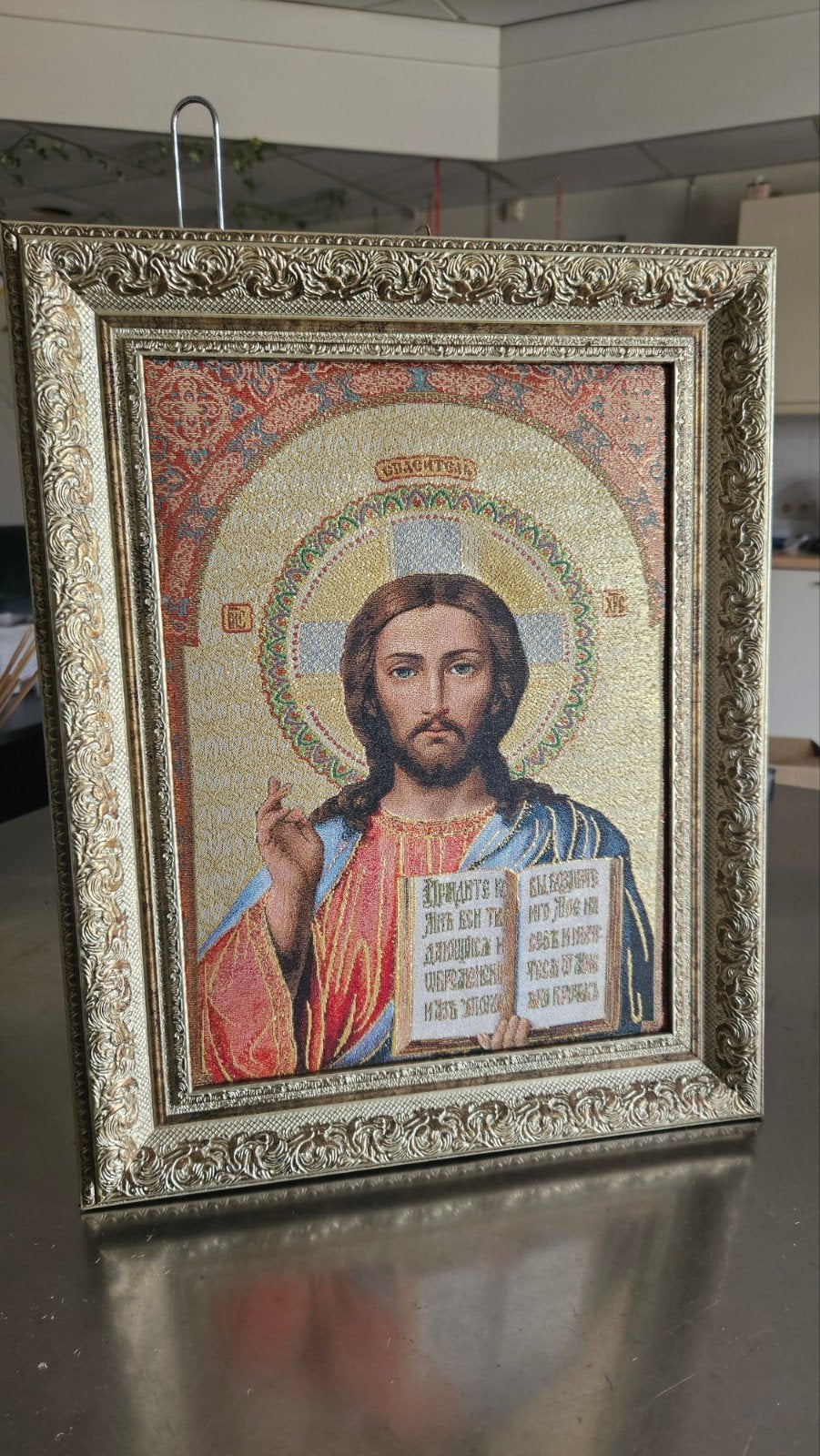 Icoon Jezus Christus, Antiek en Kunst, Ophalen of Verzenden