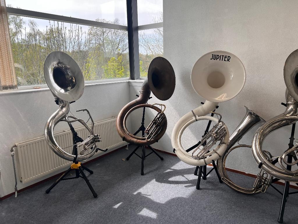 Wij hebben verschillende gebruikte SOUSAFOONS op voorraad!, Muziek en Instrumenten, Ophalen, Gebruikt, Koperblazer