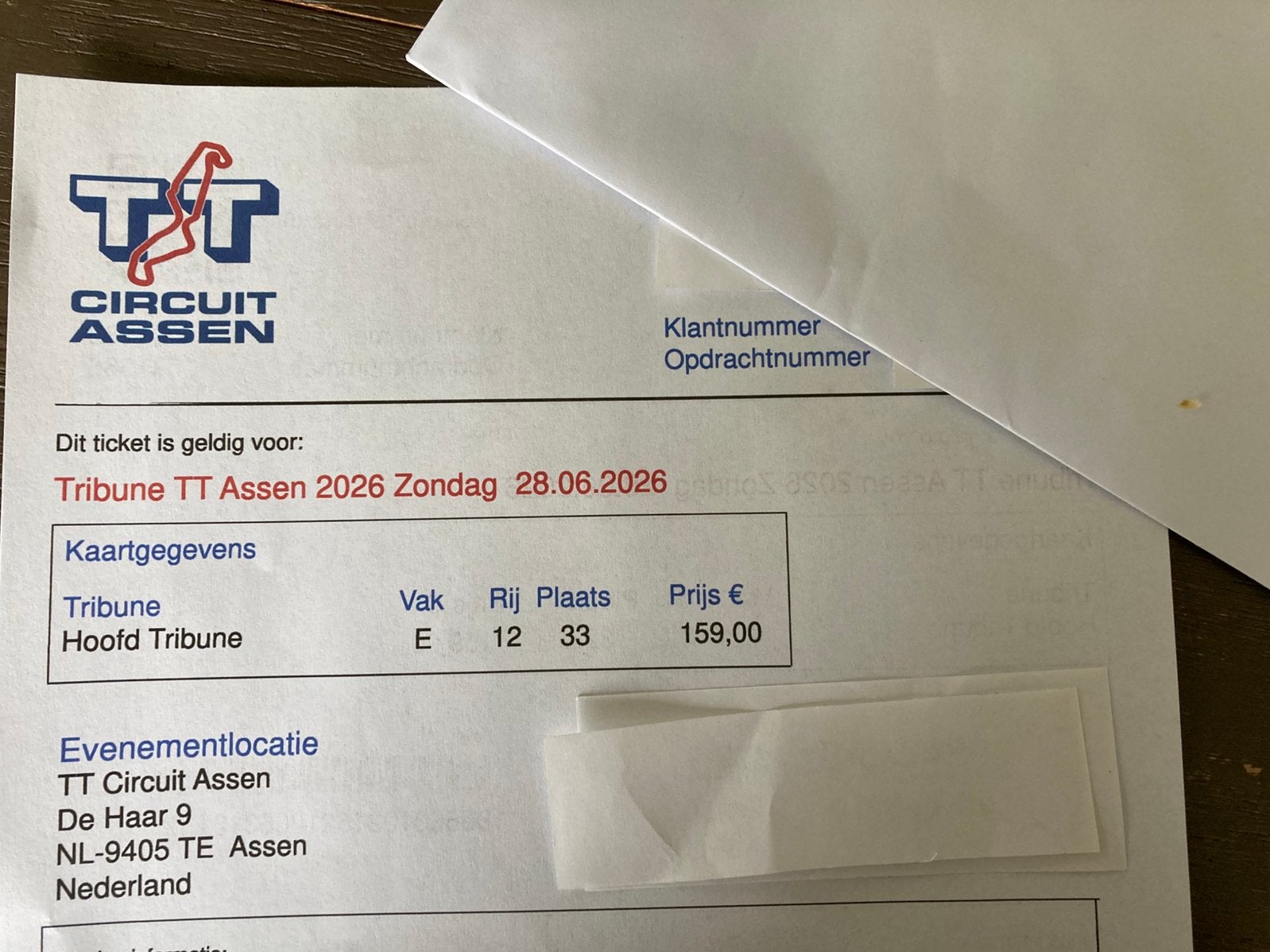 TT Assen Hoofdtribune, Twee personen, Juni