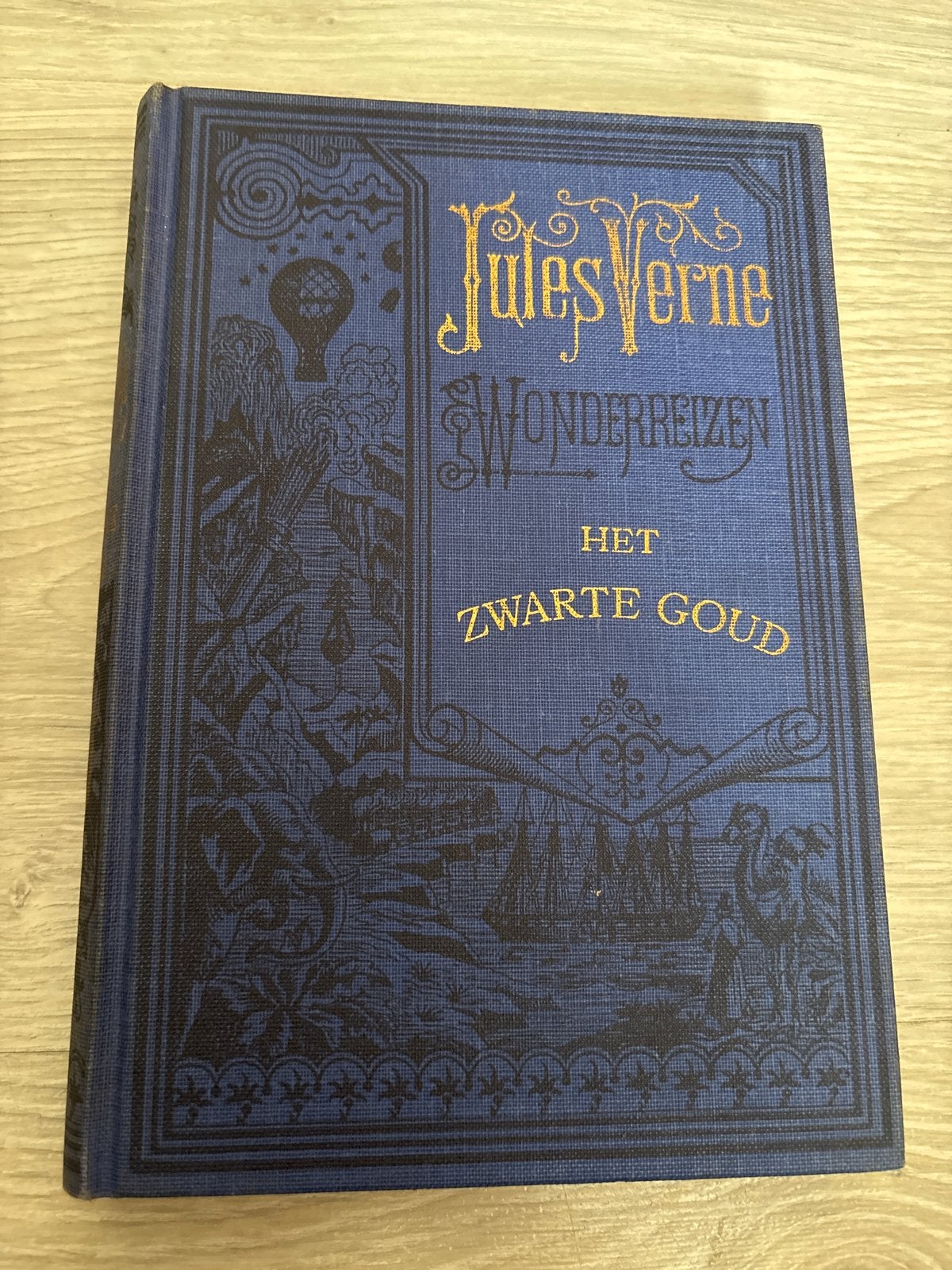 Jules Verne - Het Zwarte Goud (Wonderreizen), Boeken, Ophalen, Zo goed als nieuw, Nederland