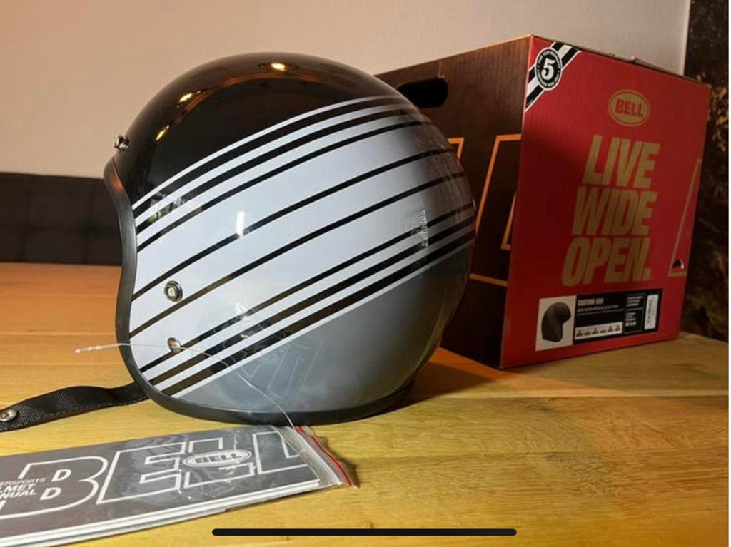 De wind in je haar? Met deze nieuwe Bell 500 ben je klaar!, Motoren, Ophalen of Verzenden, Nieuw met kaartje, Overige merken, XL