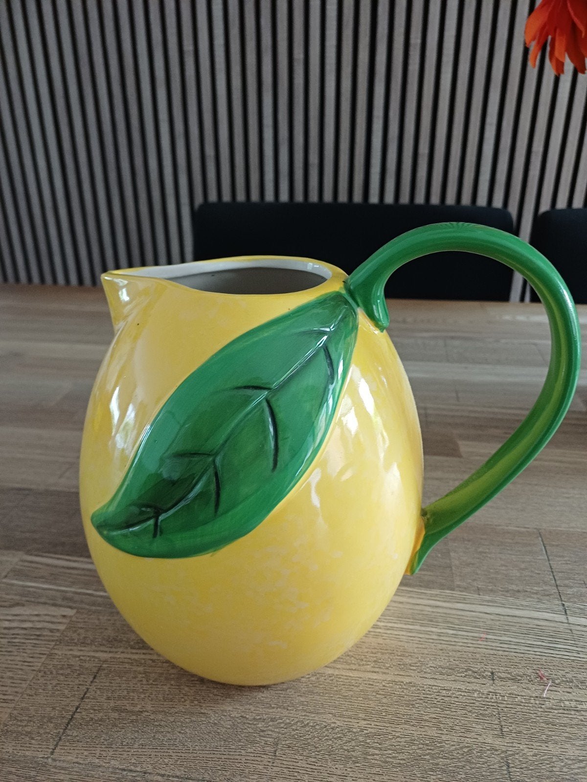 Vaas 'citroen', Huis en Inrichting, Woonaccessoires | Vazen, Ophalen of Verzenden, Geel