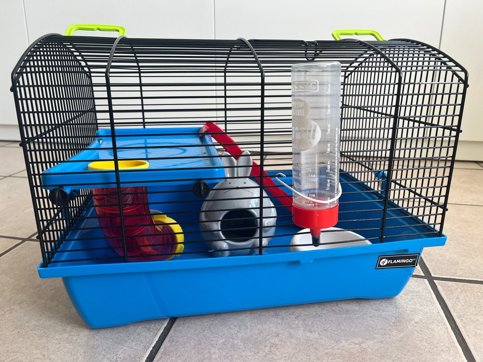 Hamsterkooi met accessoires, Minder dan 60 cm, Kooi, Gebruikt, Minder dan 75 cm