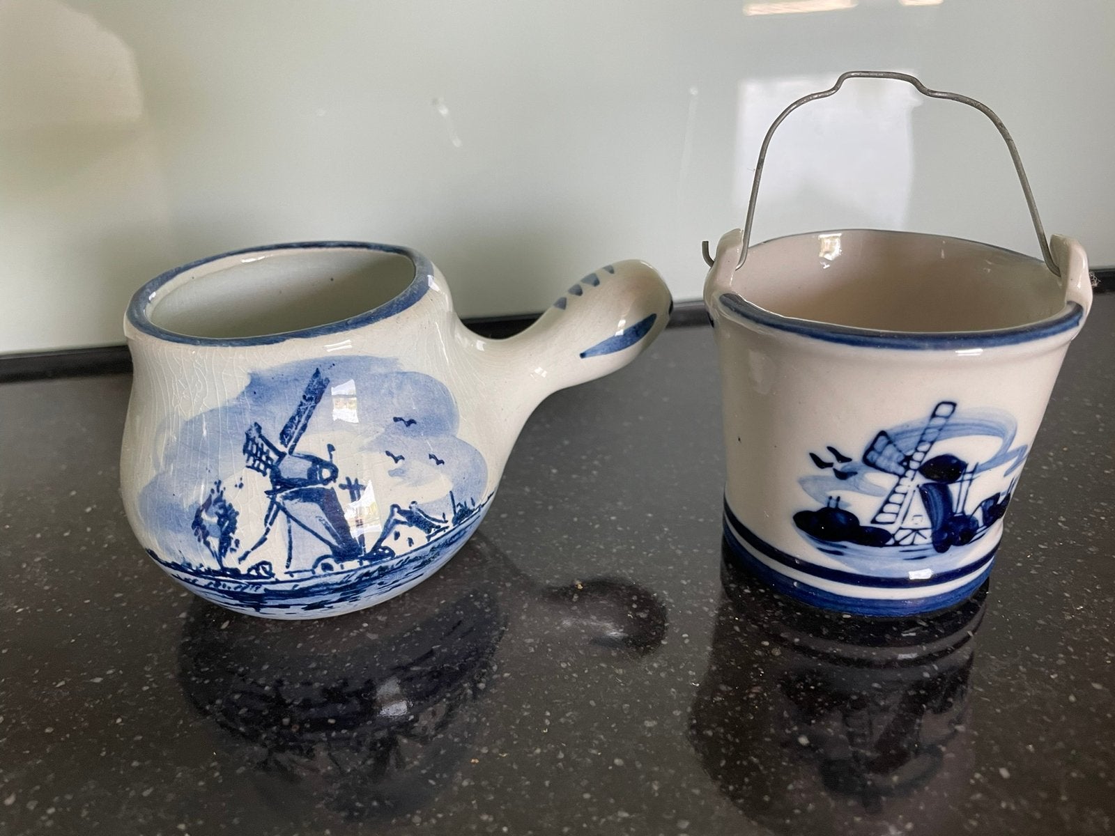 Emmertje en schaaltje van Delfts Blauw, Ophalen of Verzenden