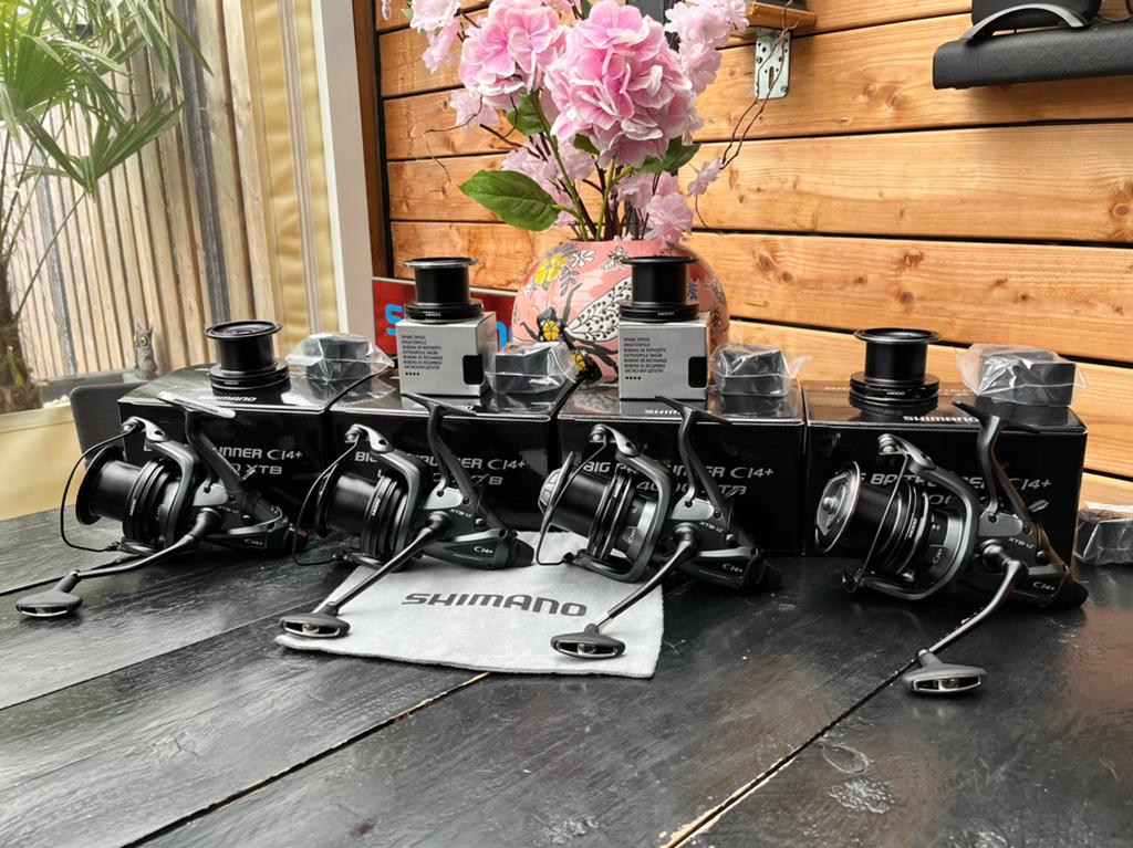 SHIMANO BIG BAITRUNNER CI4 LC 14000 XTB, Ophalen, Zo goed als nieuw, Molen
