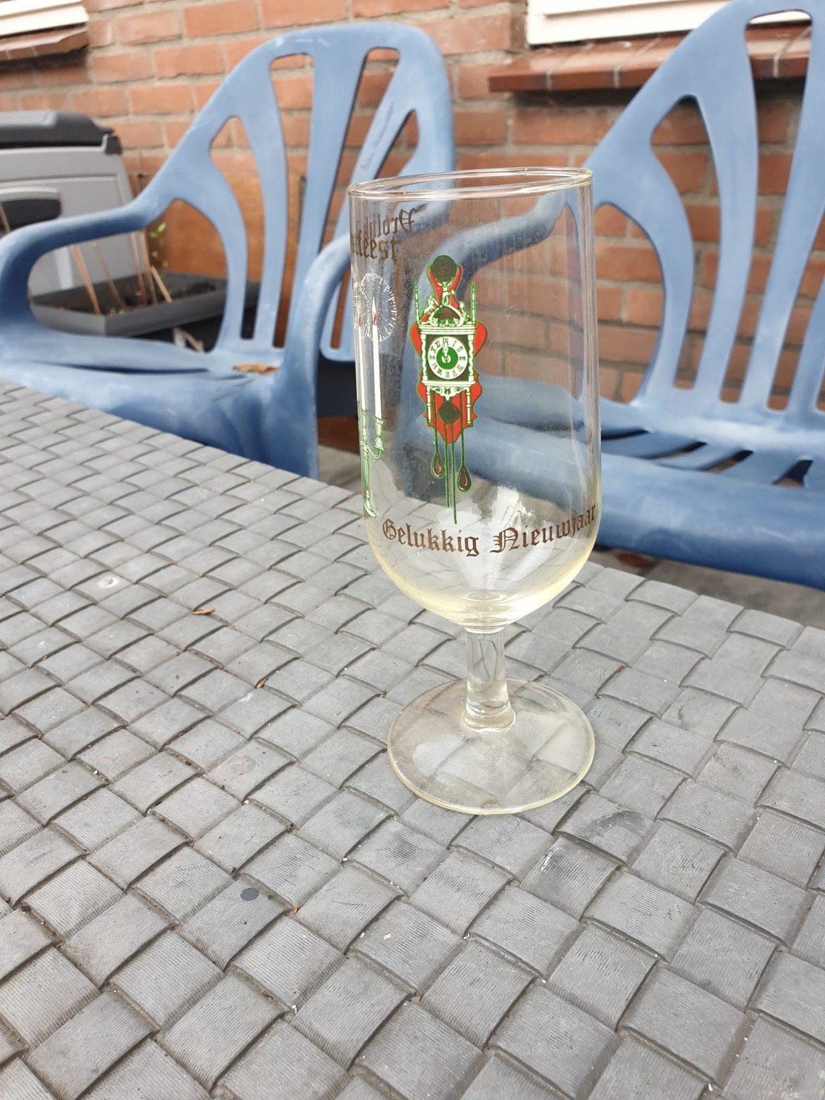 Speciaal bierglas alleen ophalen, Ophalen of Verzenden, Zo goed als nieuw, Glas of Glazen, Overige merken
