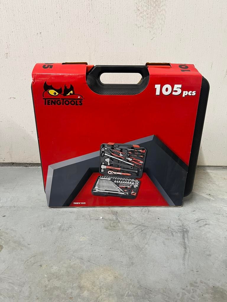 Teng Tools 105-delige set met doppen en gereedschap HDV, Ophalen of Verzenden, Nieuw