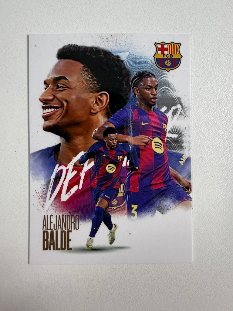 Alejandro Balde Futera FX Barcelona 2026, Ophalen of Verzenden, Nieuw, Buitenlandse clubs, Poster, Plaatje of Sticker