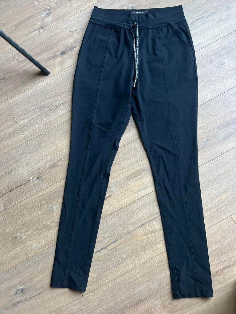 My pashion travelstof broek zwart maat S, Kleding | Dames, Maat 38/40 (M), Zwart, Ophalen of Verzenden, Zo goed als nieuw