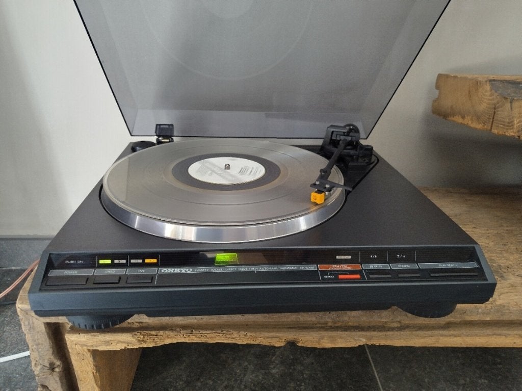 Onkyo CP-1046F Platenspeler Quartz-locked direct drive autom, Audio, Tv en Foto, Platenspelers, Automatisch, Zo goed als nieuw