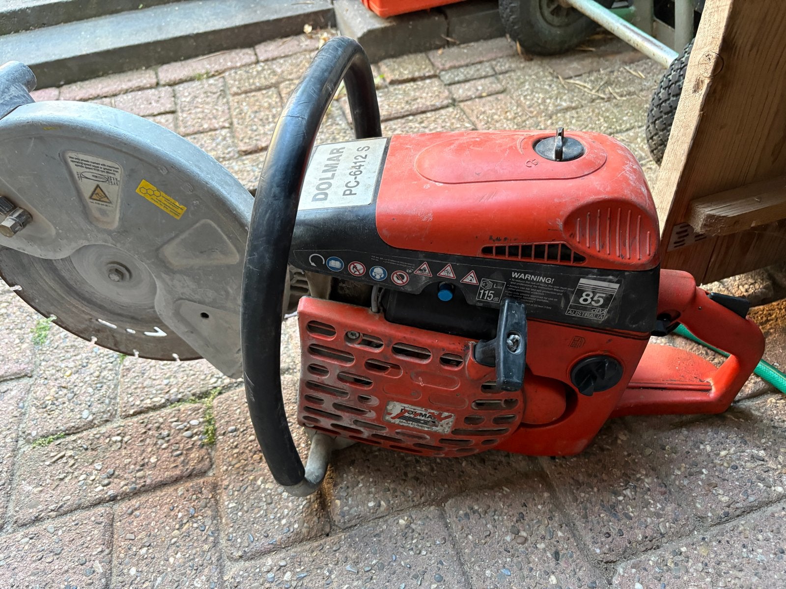 Dolmar PC-6412 S doorslijper - Krachtige zaagmachine, Gebruikt, 70 mm of meer, Overige typen, Ophalen of Verzenden