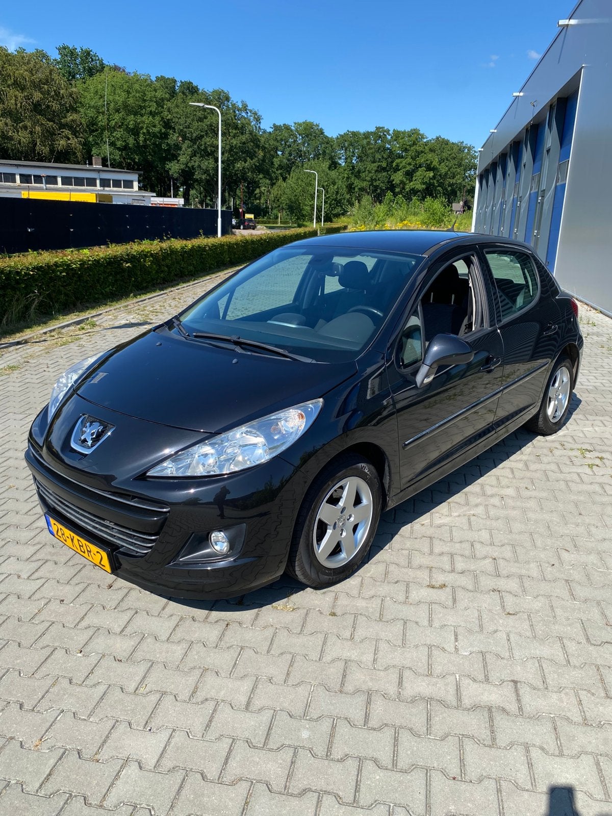 Peugeot 207 1.6 VTI 16V PREMIERE 5DRS AIRCO 178.000 km nap, Voorwielaandrijving, Euro 5, Stof, Zwart