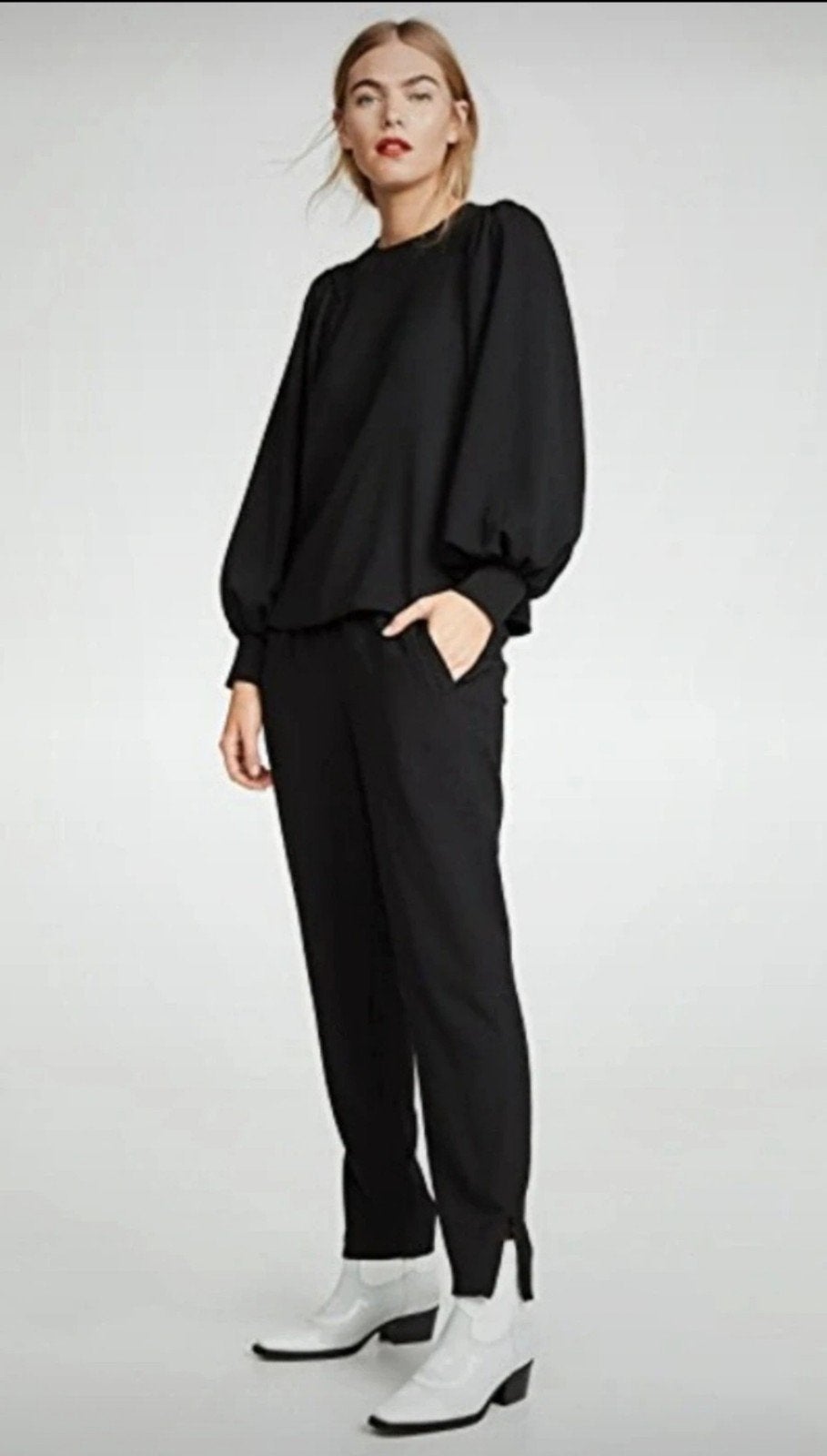 Ganni Zwarte Casual Broek Clark Maat 34, Verzenden, Zwart, Ganni, Maat 34 (XS) of kleiner