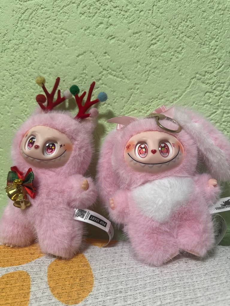 Labubu knuffels, 2 stuks, Ophalen, Overige merken, Overige karakters, Overige typen