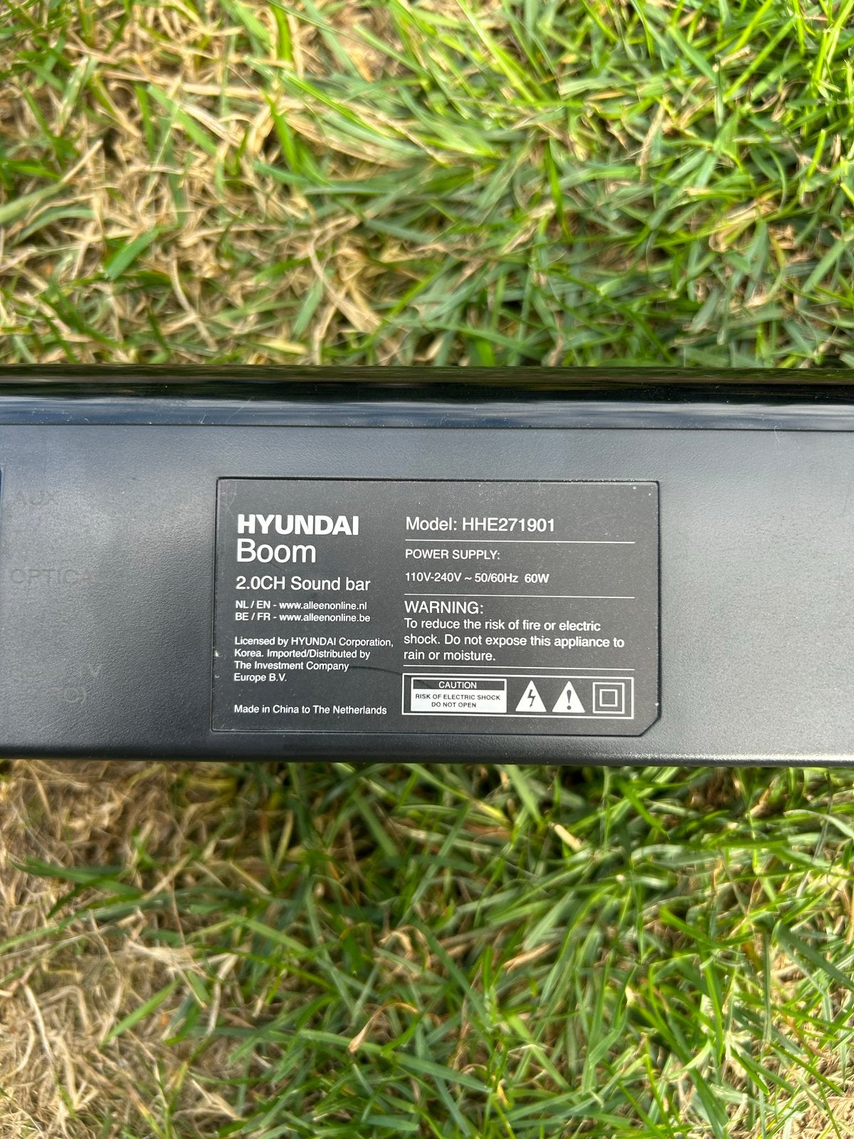 Hyundai Boom 2.0CH Soundbar HHE271901, Ophalen of Verzenden, Nieuw