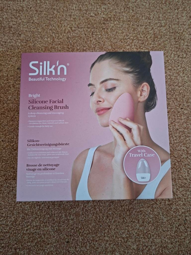 Silk'n Bright Siliconen Gezichtsreinigingsborstel, Ophalen of Verzenden, Nieuw, Gehele gezicht, Reiniging