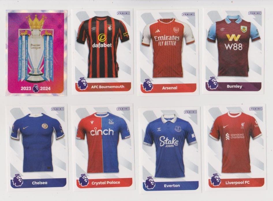 Panini stickers English Premier League 2024, sz.  2023-2024, Verzenden, Zo goed als nieuw, Buitenlandse clubs, Poster, Plaatje of Sticker