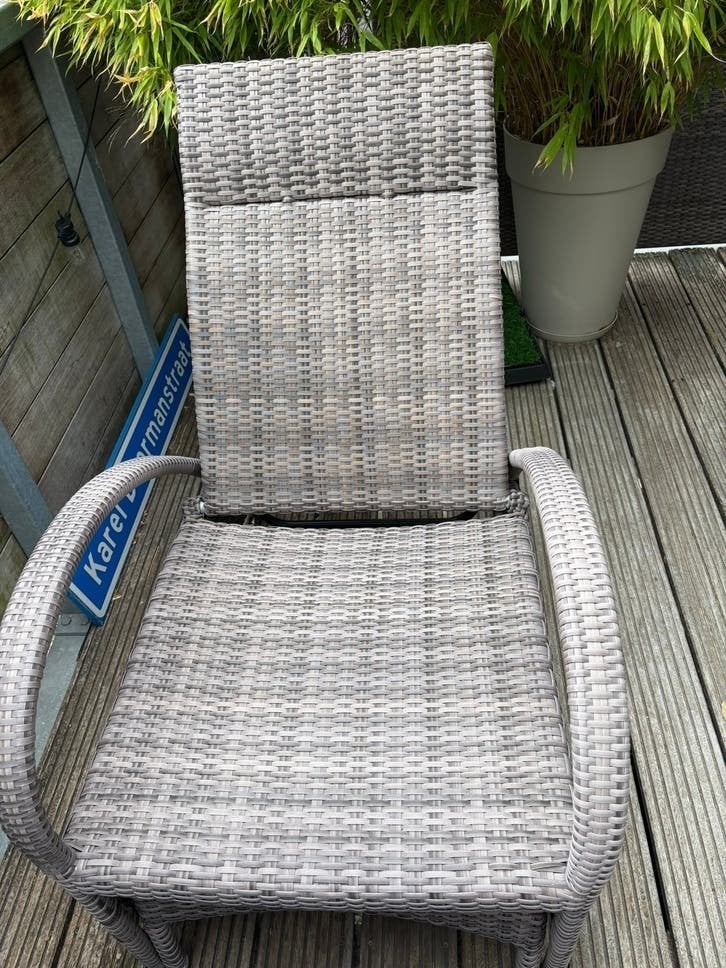 4 Seasons Outdoor fauteuils met verstelbare rugleuning, Ophalen, Gebruikt, Wicker