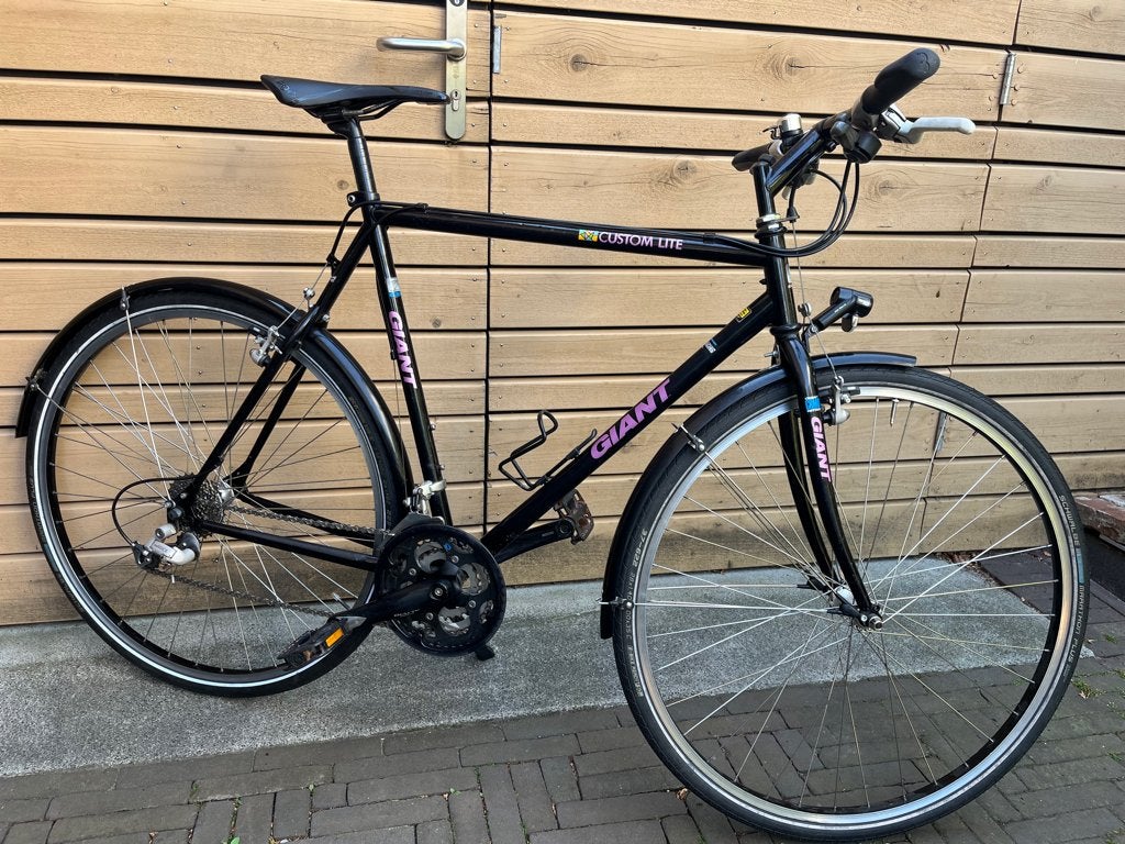 Giant Custom Lite toerfiets derailleur, Ophalen, Gebruikt, Velgrem, Versnellingen