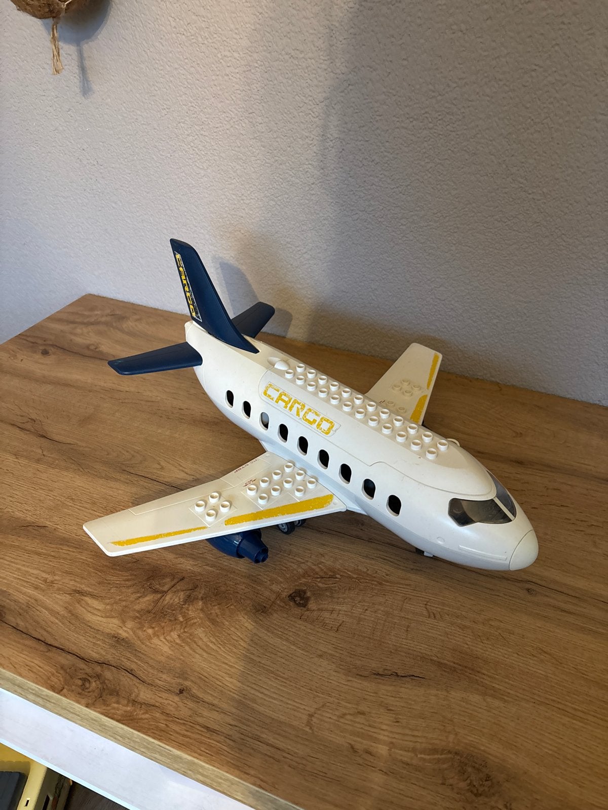 LEGO DUPLO 7843 Vliegtuig Cargo uit 2005, Ophalen, Gebruikt, Overige thema's, Overige typen