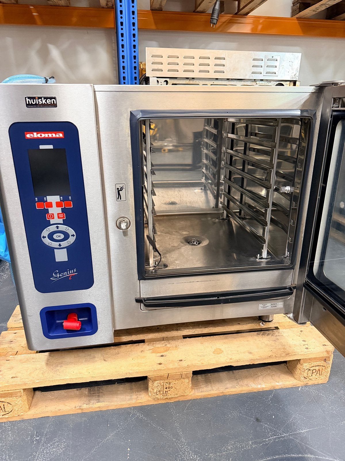 Combisteamer 7x 1/1GN elektrisch | Eloma Genius, Ophalen of Verzenden, Ovens, Magnetrons en Steamers