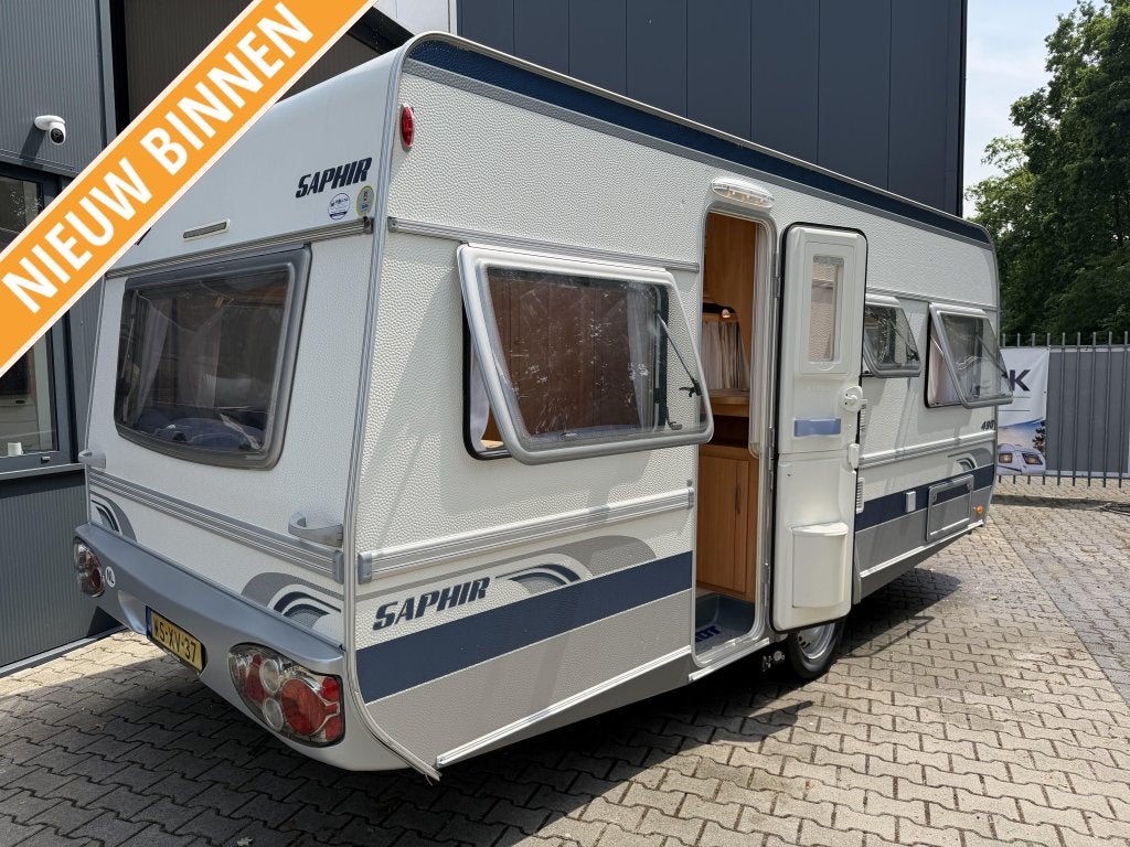 Fendt Caravan Saphir 490 INCL. MOVER!, TOPSTAAT!, Caravans en Kamperen, Caravans, Rondzit, Bedrijf, Schokbreker, Tot en met 4