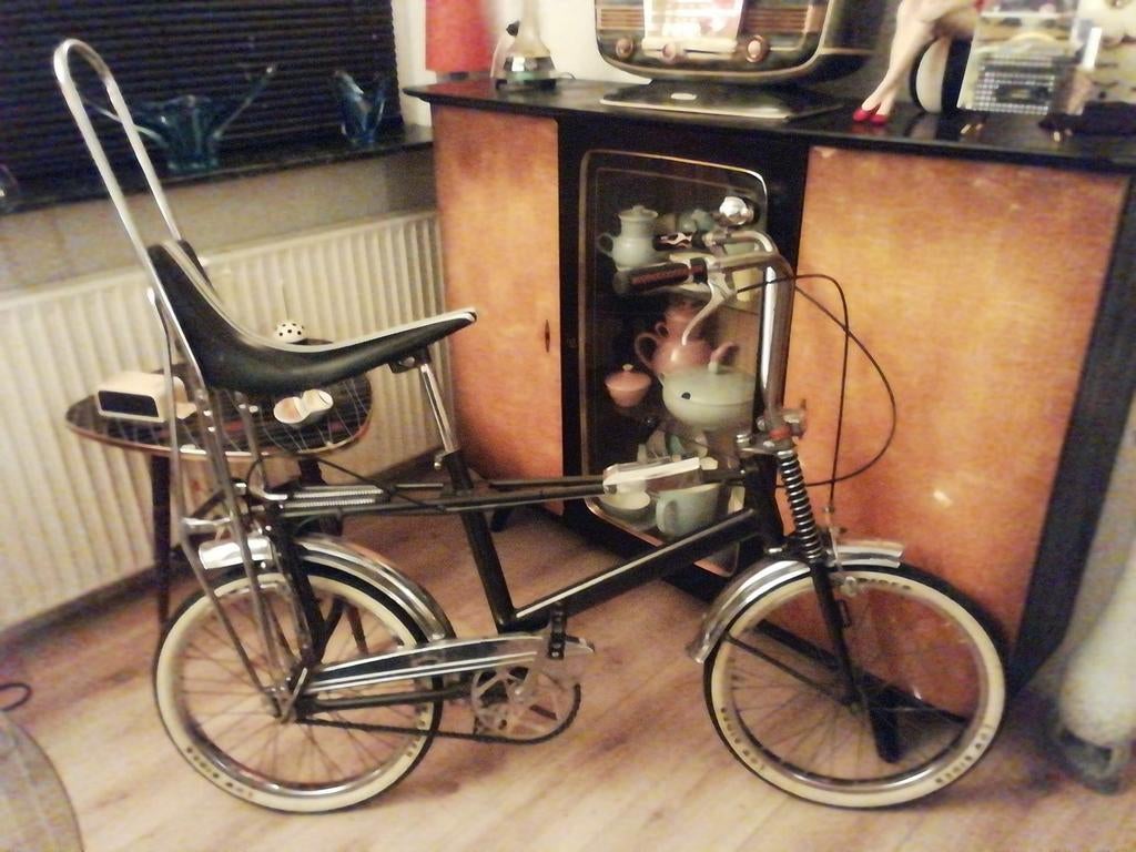 Vintage Lowrider Fiets bananen zadel Sachs Versnellingen, Jaren '60 of nieuwer, Velgrem, Ophalen of Verzenden, Minder dan 47 cm