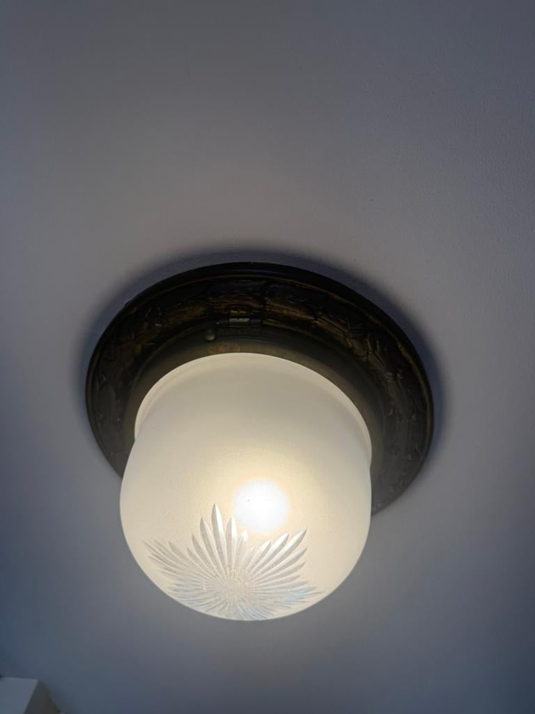 Art Deco verlichting, Ophalen of Verzenden, Gebruikt, Art Deco