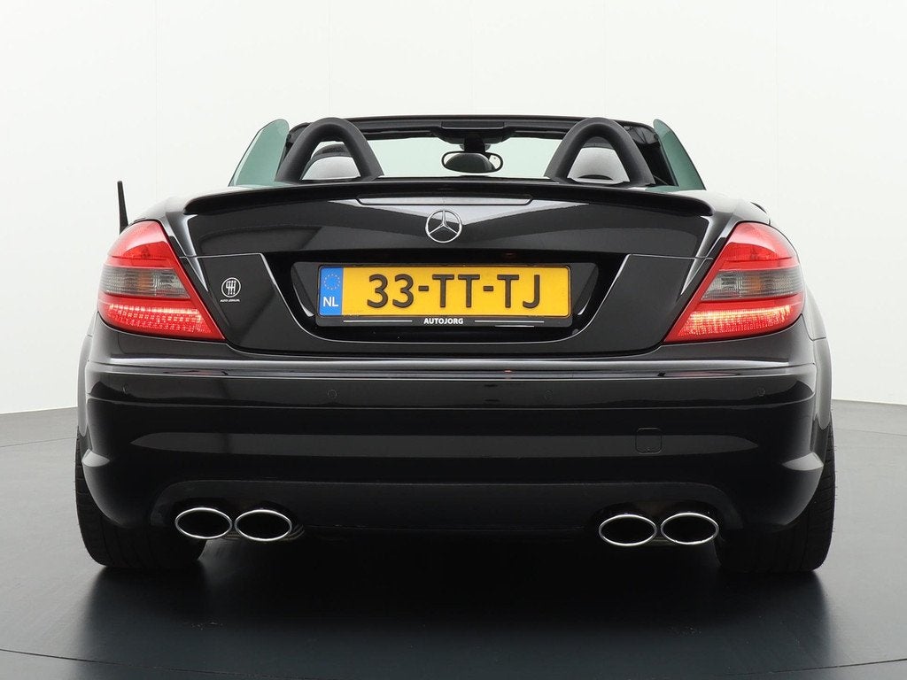 Mercedes-Benz SLK-klasse AMG 55 Mercedes-Benz SLK-klasse 55, Auto's, Mercedes-Benz, Automaat, Cabriolet, 360 pk, Zwart