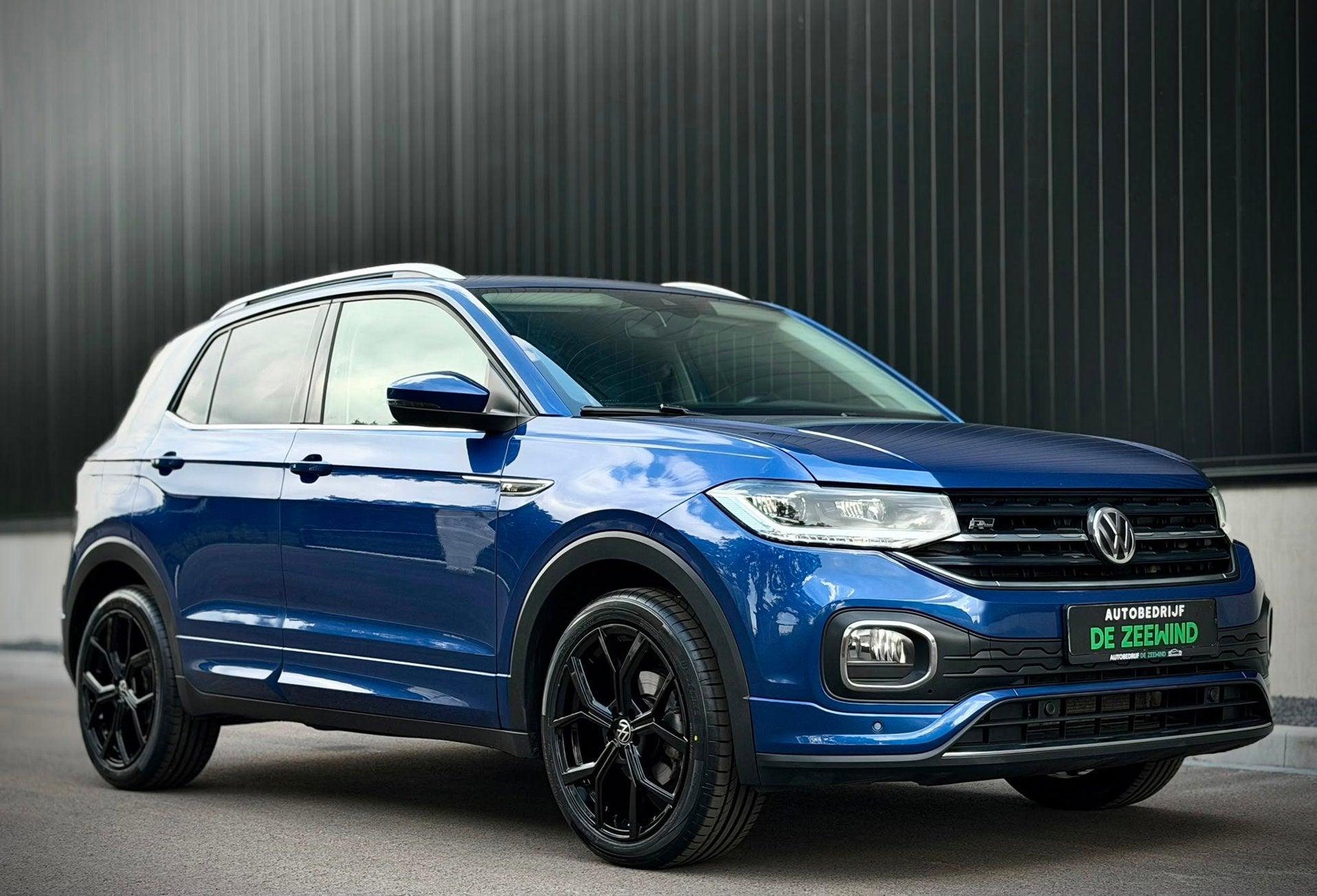Volkswagen T-Cross 1.0 TSI Style Business R-Line|Nieuw APK, Auto's, Voorwielaandrijving, T-Cross, Gebruikt, Blauw