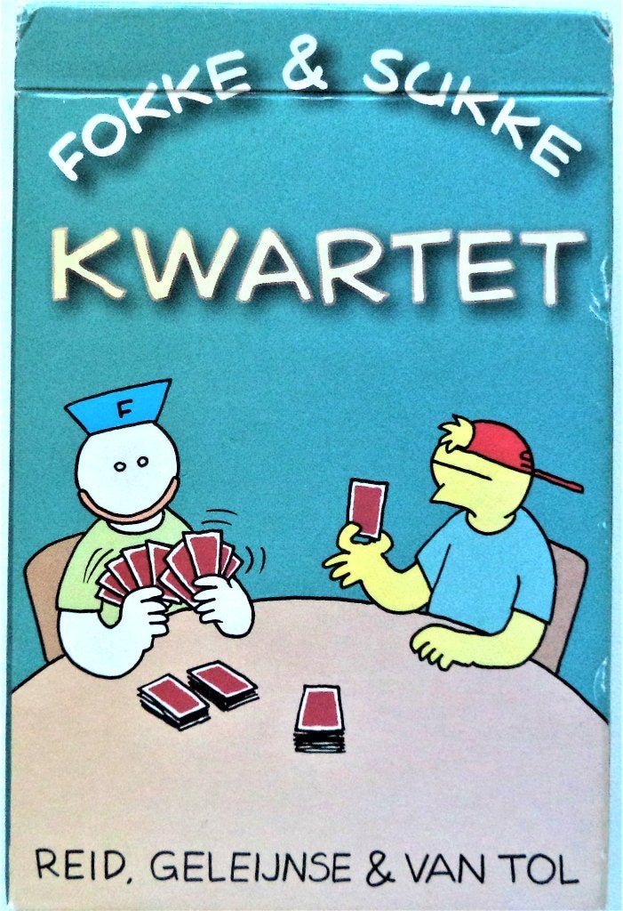 Fokke & Sukke Kwartetspel - Leuk voor jong en oud!, Een of twee spelers, Ophalen of Verzenden, Gebruikt, Reid, Geleijnse & Van Tol