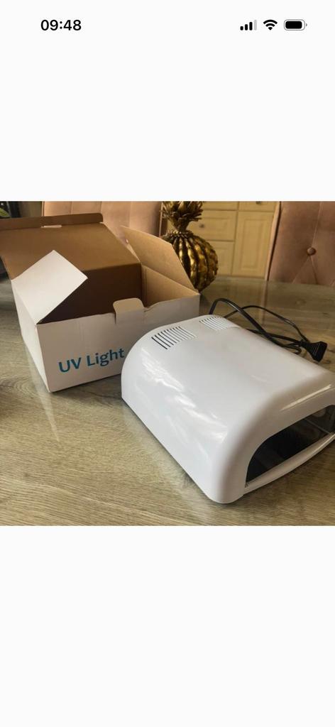mooie uv lamp, Ophalen of Verzenden, Zo goed als nieuw, Wit, Handen en Nagels